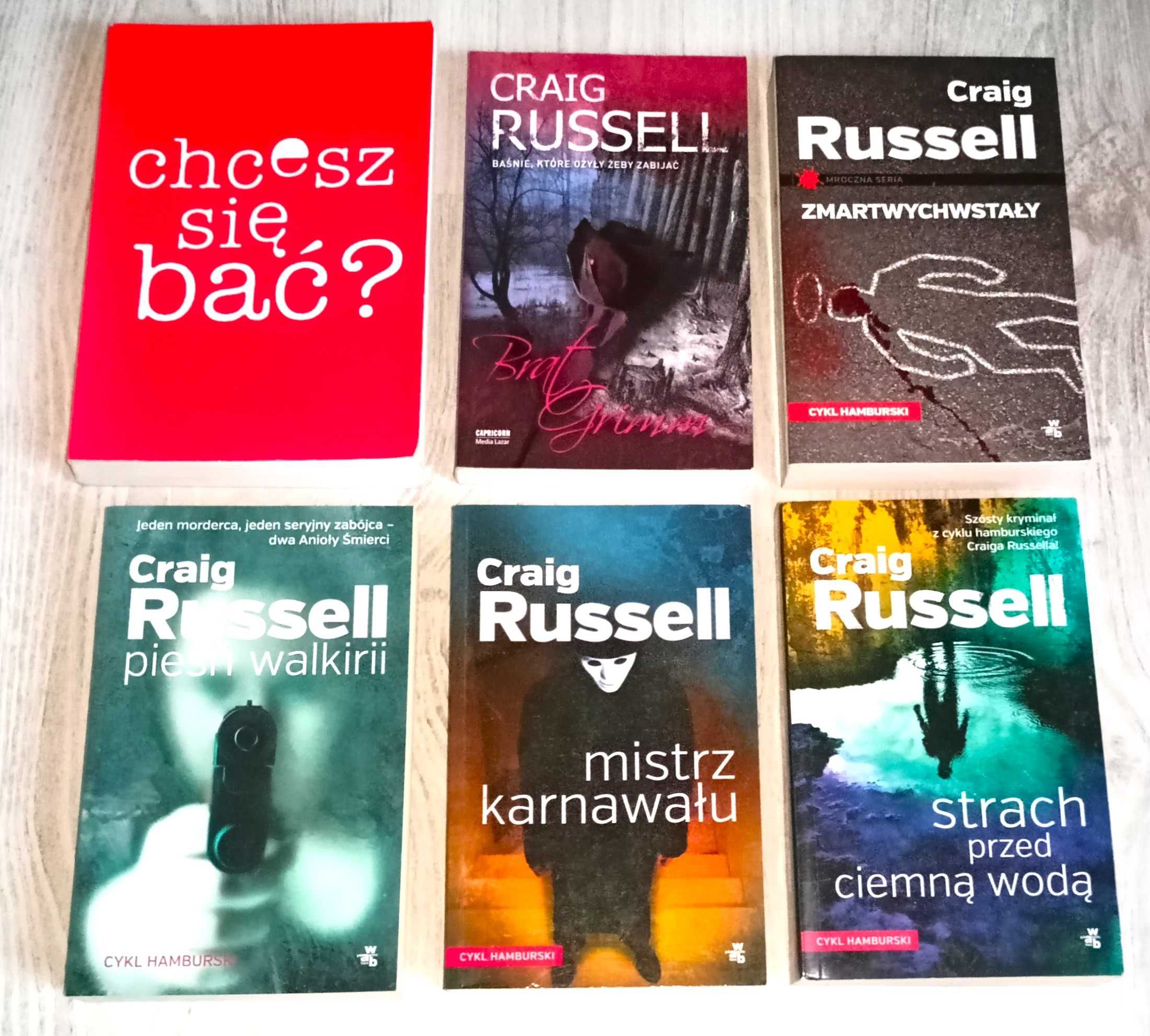 6x Russell Krwawy orzeł Brat Grimm Zmartwychwstały Strach przed ciemną