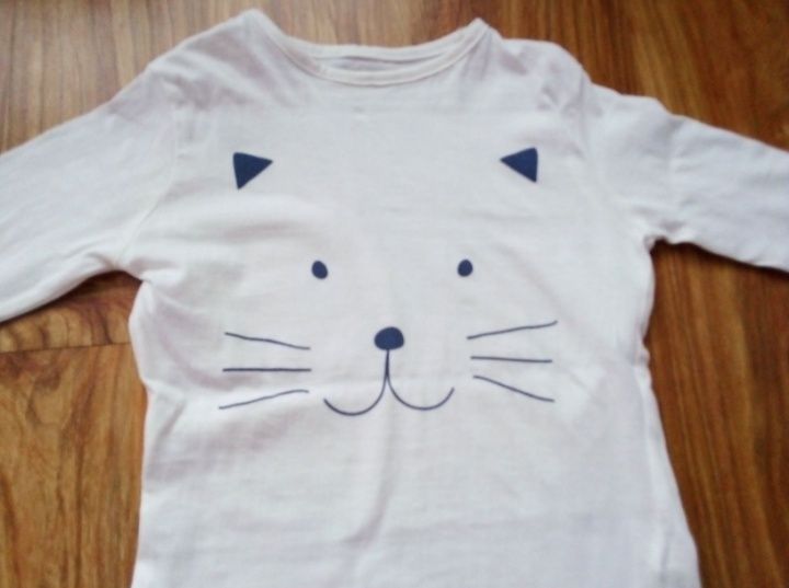 Bluzka 110/116. Jak nowa. Cienka.