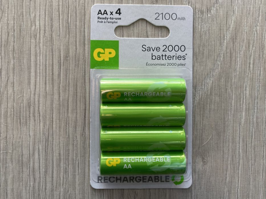 4x Akumulatorki GP AA R6 2100mAh Okazja