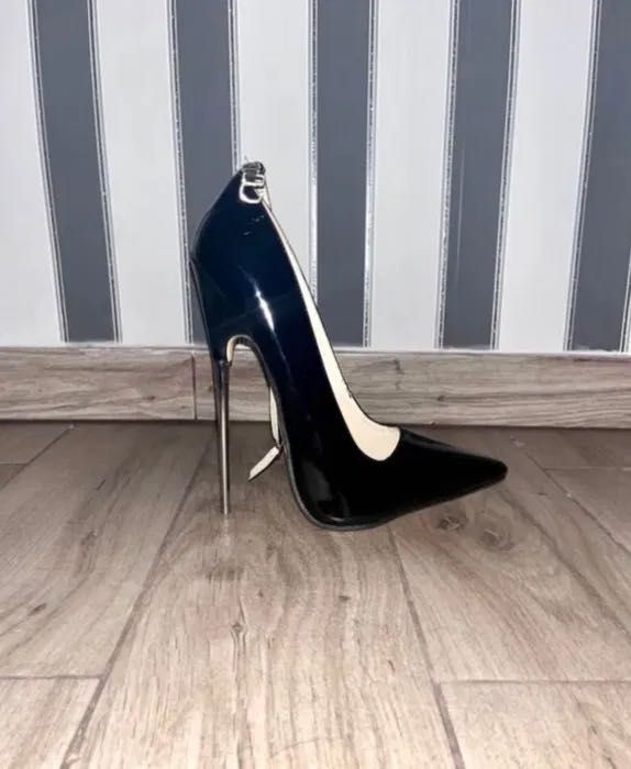 111/OD RĘKI 40 unisex Extreme Metal Heel Crossdress czółenka szpilki