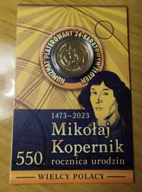 złota moneta Mikołaja Kopernika 2023 
rok.