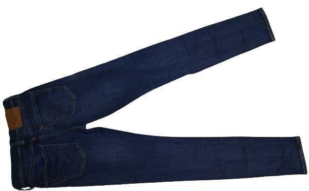 LEVI STRAUSS LOT 519 W27 L32  jeansy damskie z elastanem slim ,rurki