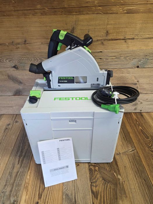 FESTOOL TS 55 FEBQ-PLUS pilarko zagłębiarka rok 2024 jak nowa faktura