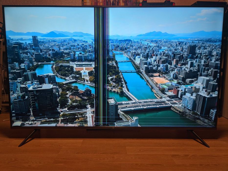 Xiaomi Mi TV 4S 65 дюймов, треснута матрица, на запчасти, самовывоз