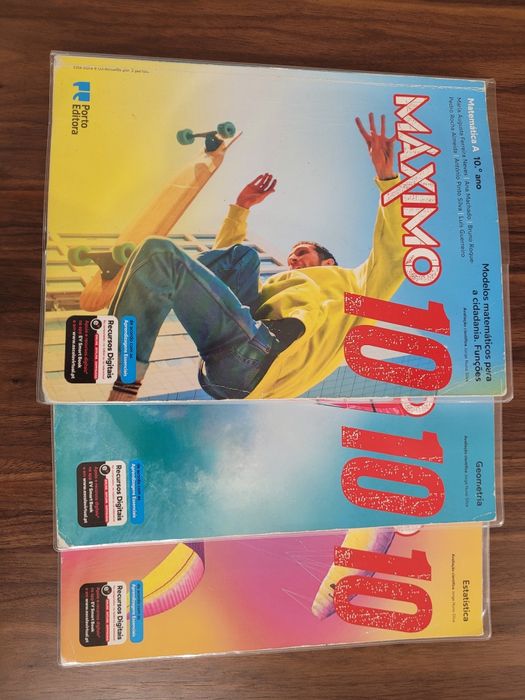 Manuais Máximo 10 Matemática 10 ano