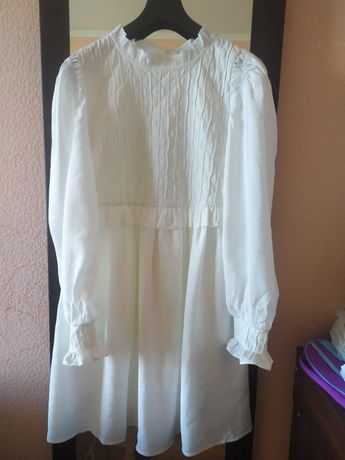 Платье белое нарядное МАНГО