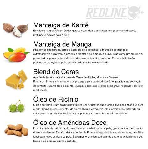 Butter Vaselina para tatuagem REDLINEPRO cuidados para pele e tatuagem