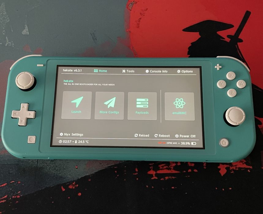 Nintendo Switch Lite V1 V2 instalacja chipu Picofly Mod Cfw