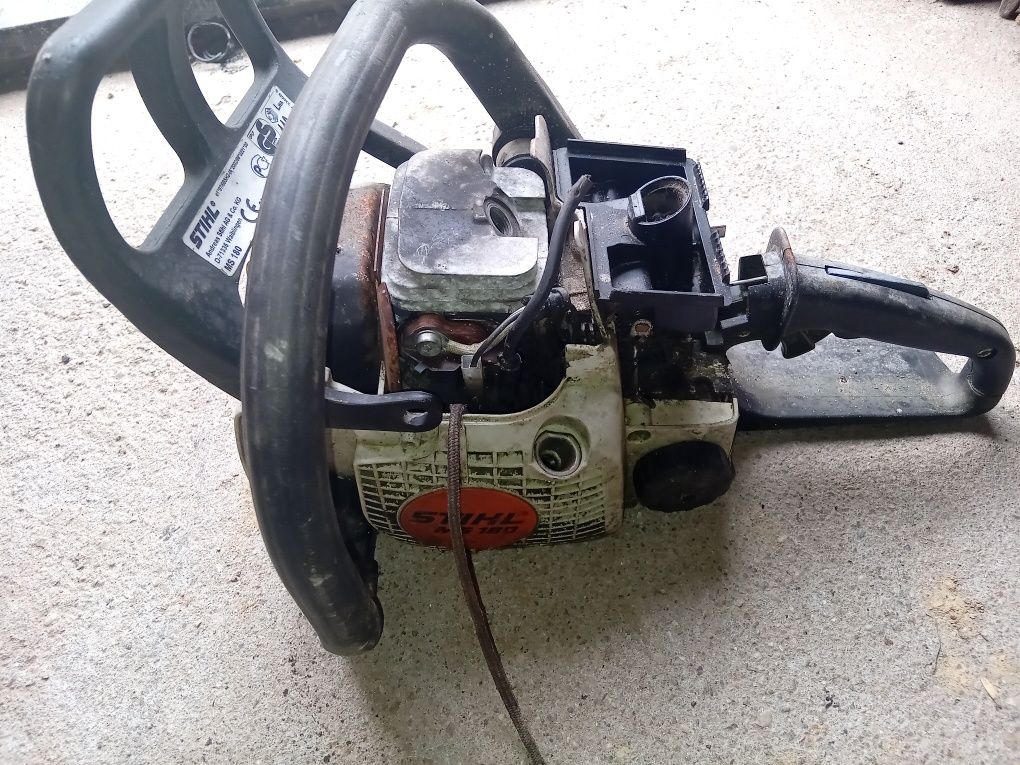 Piła spalinowa stihl ms180 odpala