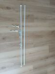 Karnisz biały podwójny 120 cm żabki