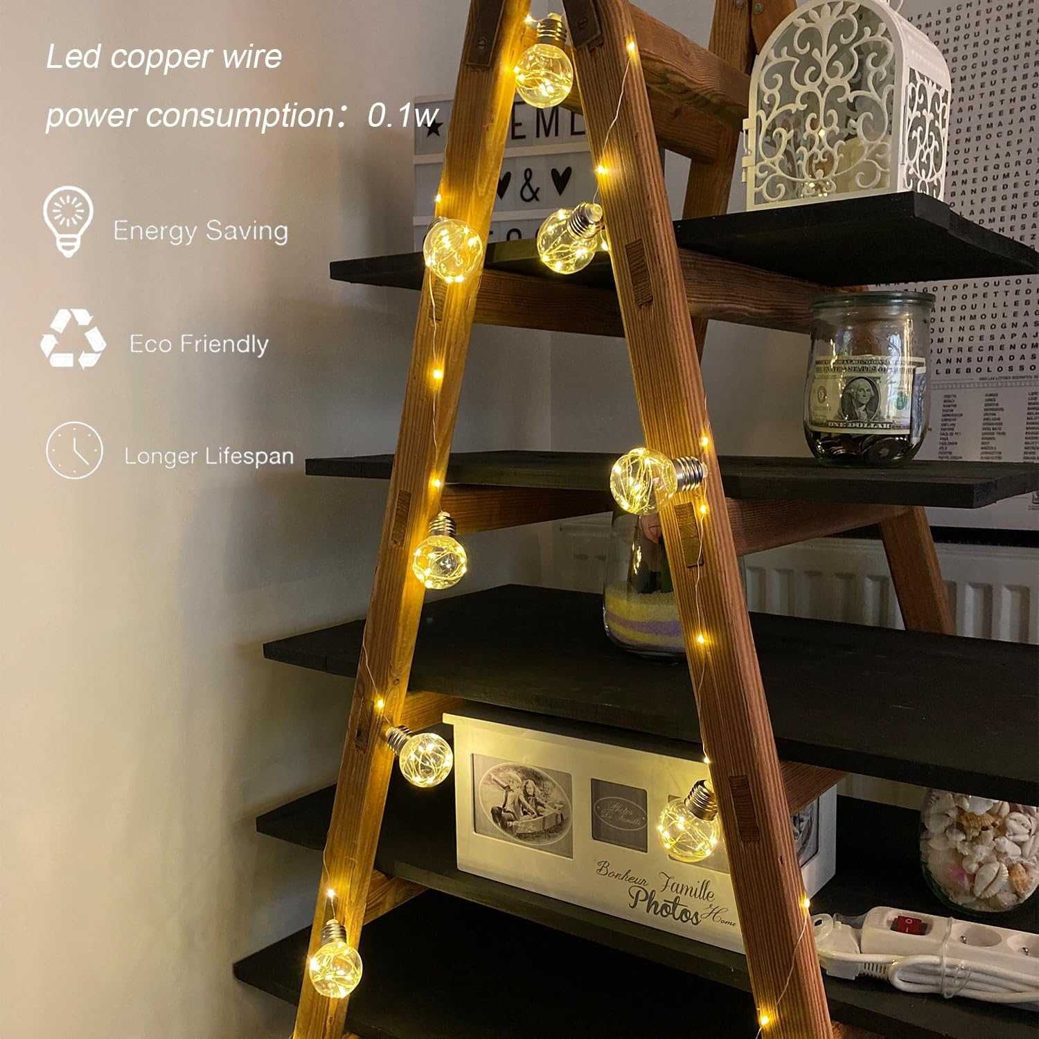 Łańcuch świetlny grilanda 100LED 8 trybów pilot wodoodporny 2,7 m nowy