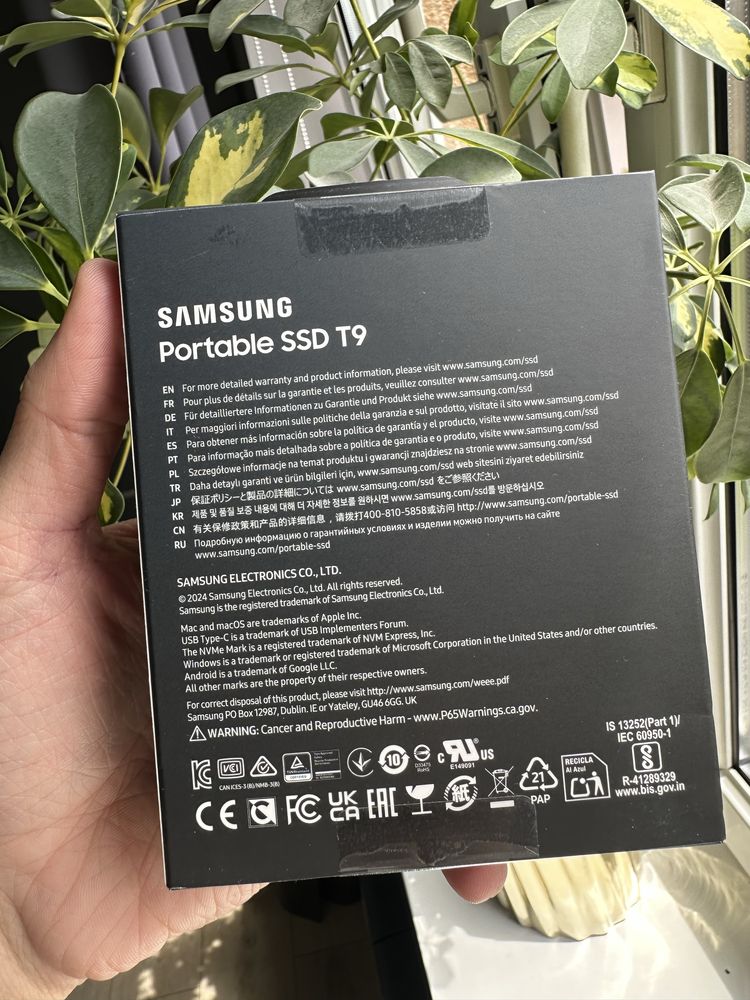 Dysk zewnętrzny SSD Samsung T9 4TB USB 3.2 Gen. USB-C