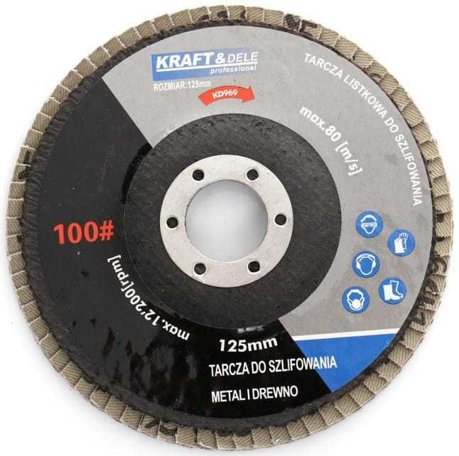 Tarcza listkowa Komplet tarcz listkowych 10szt. 125mm P100 KD968