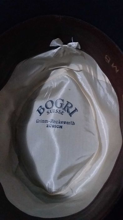 Капелюх чоловічий,фетр-100 % вовна-новий-Bogri Suisse-(оригінал)-55/56