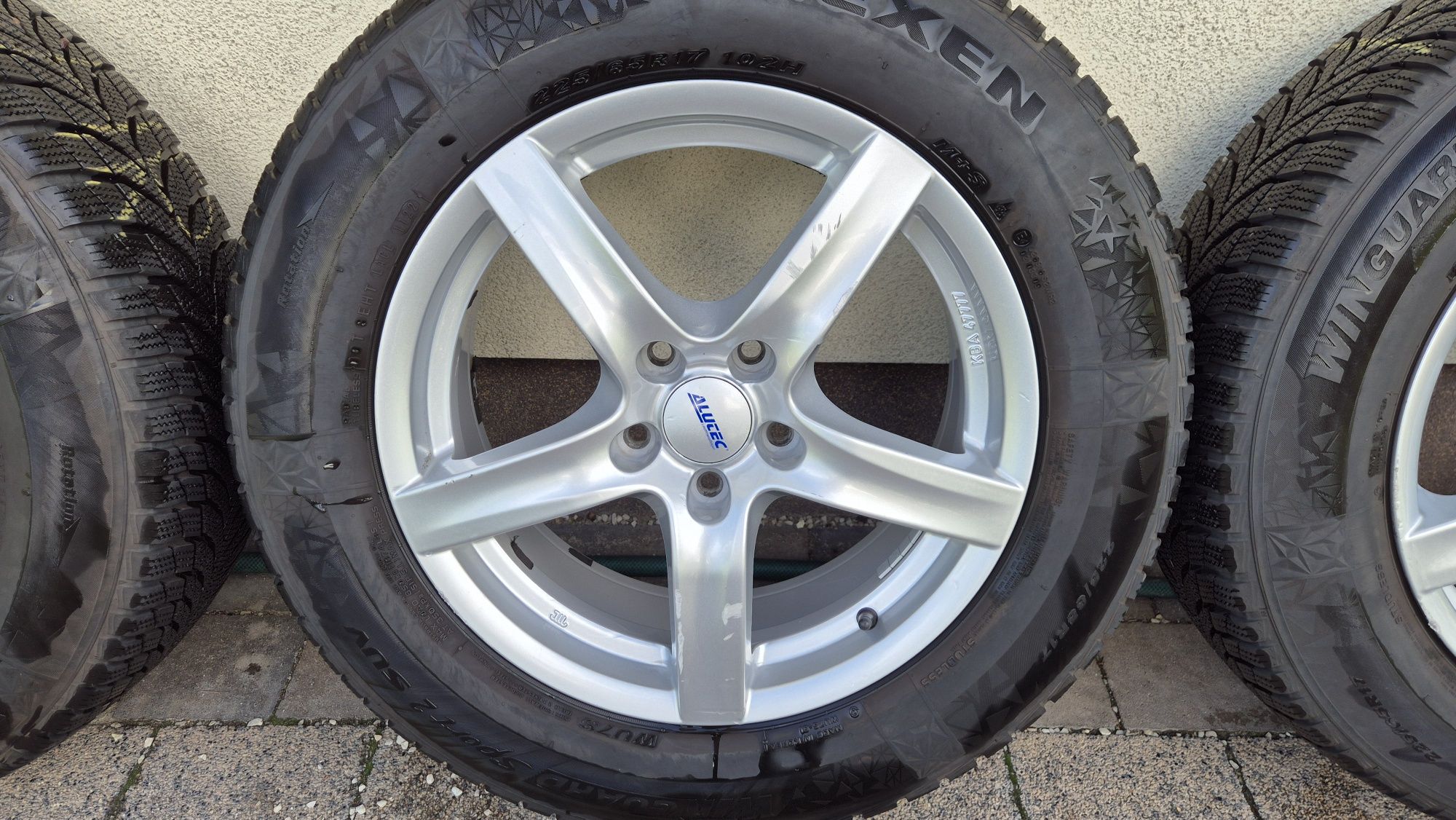 Koła felgi aluminiowe 17" Honda Cr-v 5x114,3 opony zimowe