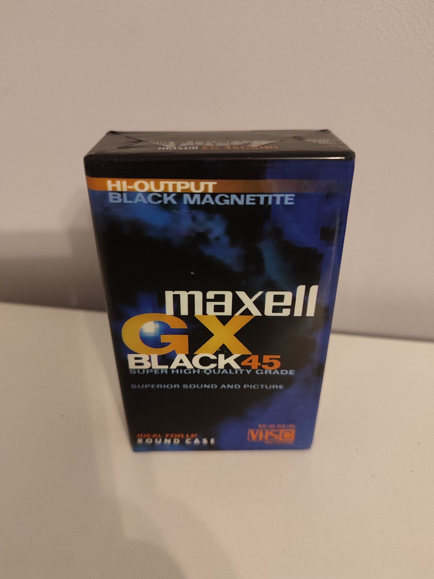 Kaseta VHS C Maxell GX black 45 nowa