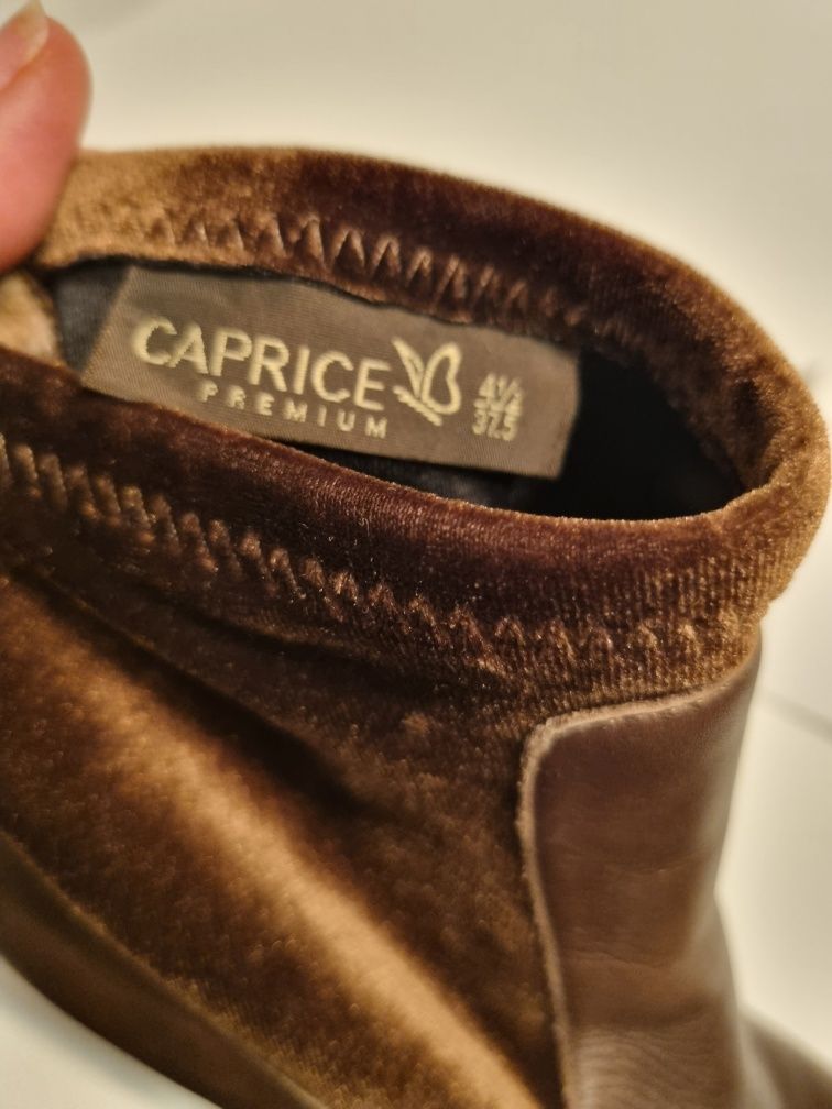 Buty damskie Caprice  skóra, zamsz rozm 37,5