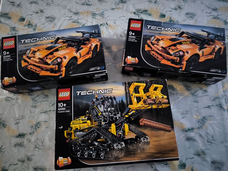 3 zestawy LEGO Technic 42094 i 42093