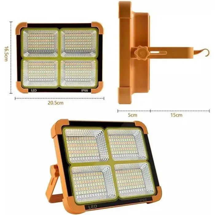 Прожектор павербанк із сонячною батареєю Solar D9 20000mAh