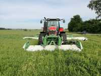 Siew kukurydzy koszenie trawy zbiór trawy sianokiszonki sieczkarnią