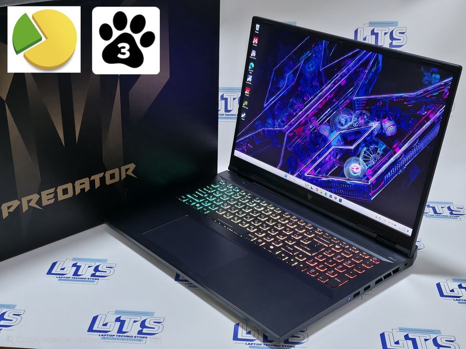 Acer Predator Helios Neo 18 2.5k i7-14700HX/ram16/ssd-1Tb RTX4070