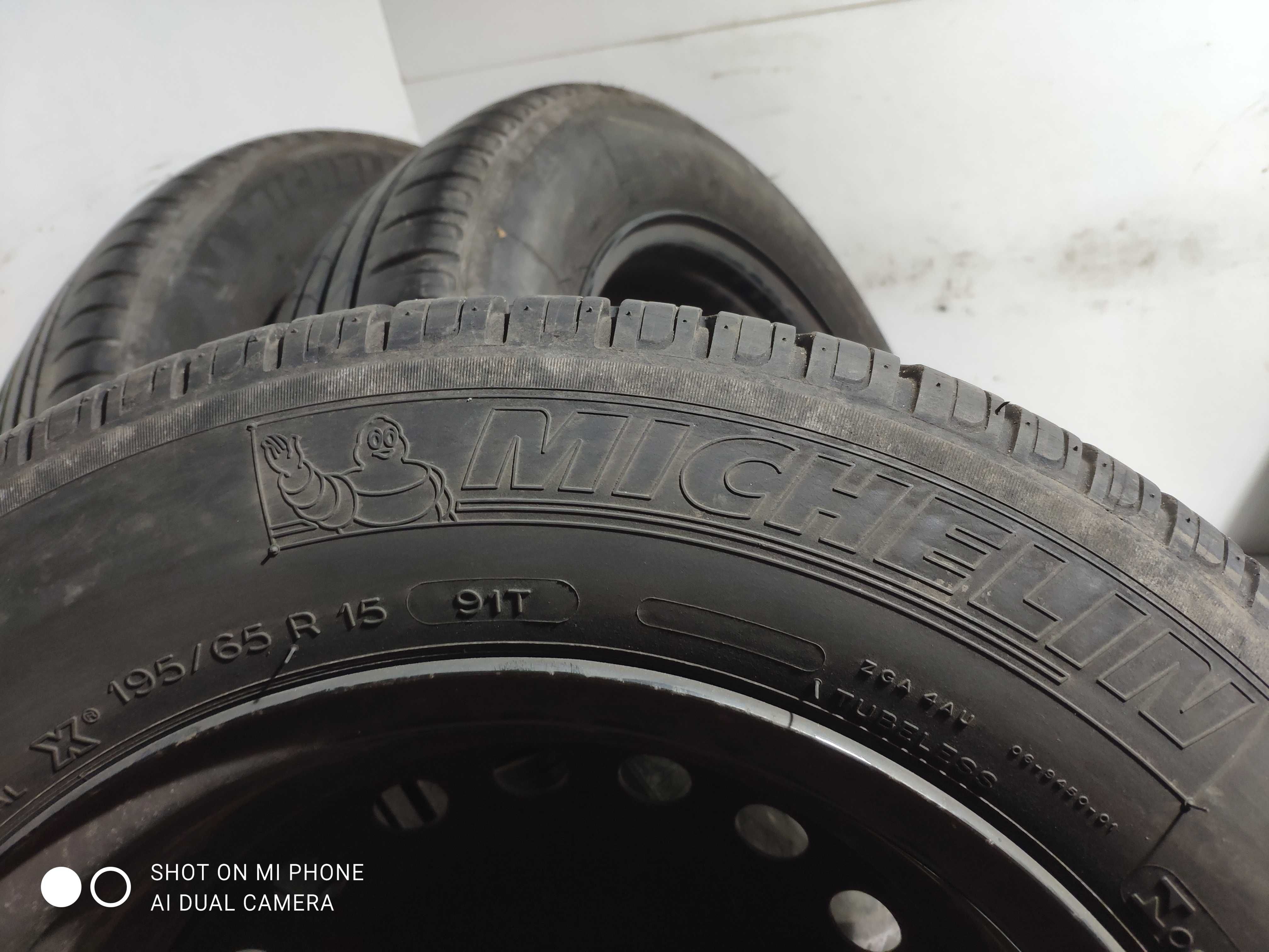 Koła opony felgi 195/65R15 MICHELIN 5x108 komplet lato zestaw 4szt 15