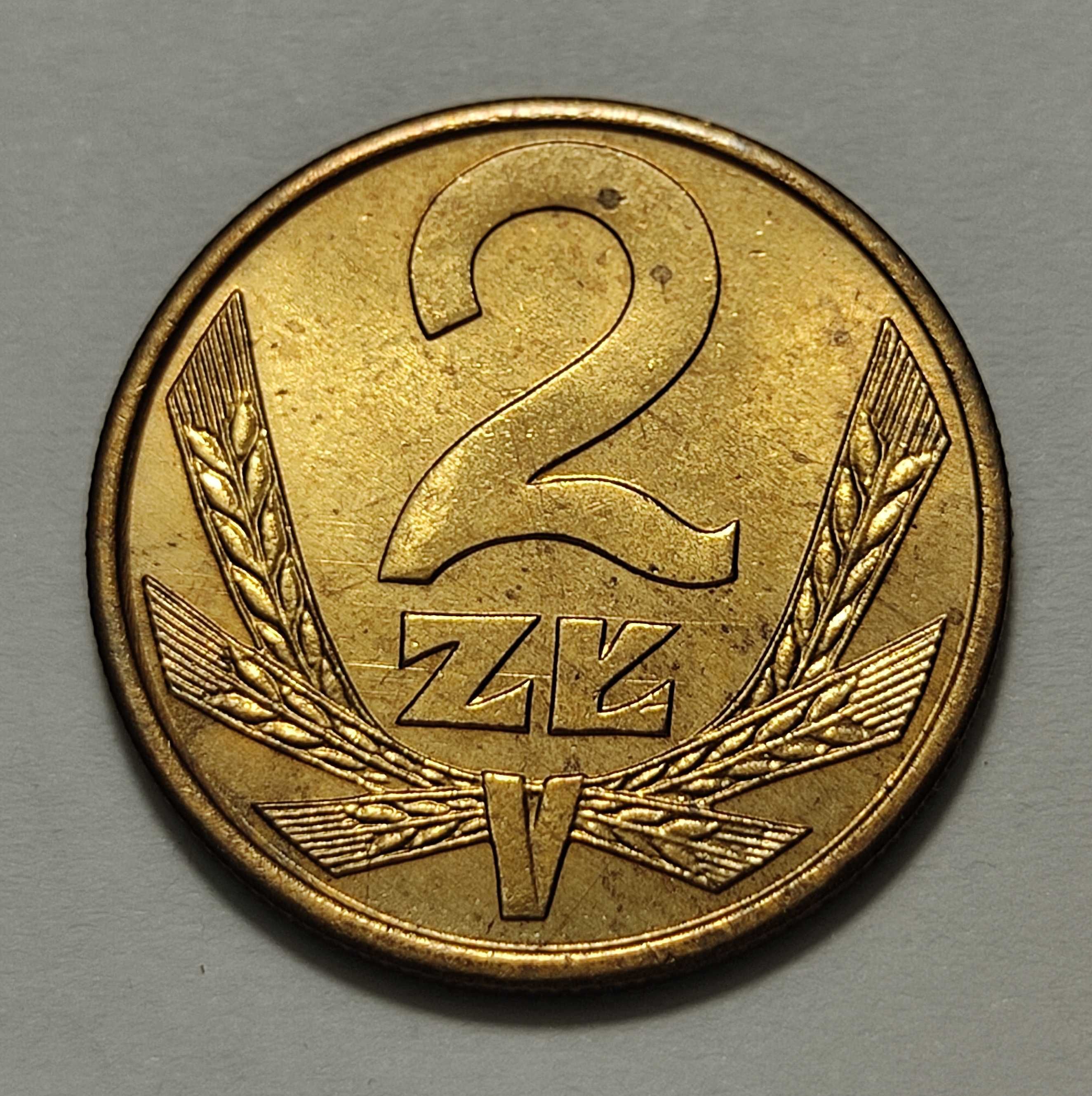 2 zł 1988, destrukt - trawka (3)