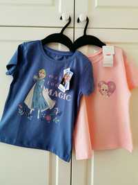 Elsa Frozen 2x t-shirt Kraina Lodu 128