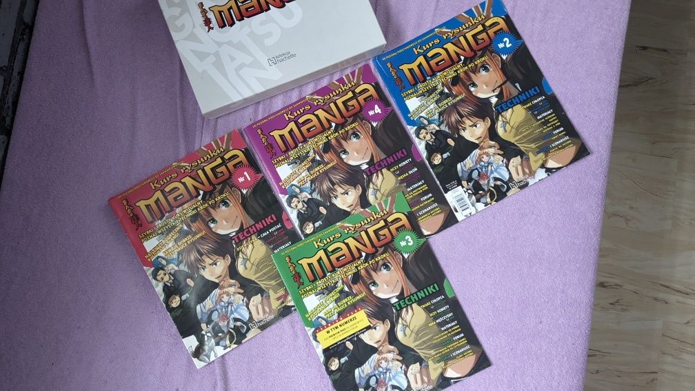Kurs rysunku Manga, 4 numery + pudełko