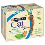 Cat Chow saszetka dla dorosłych kotów 40x85g ryba