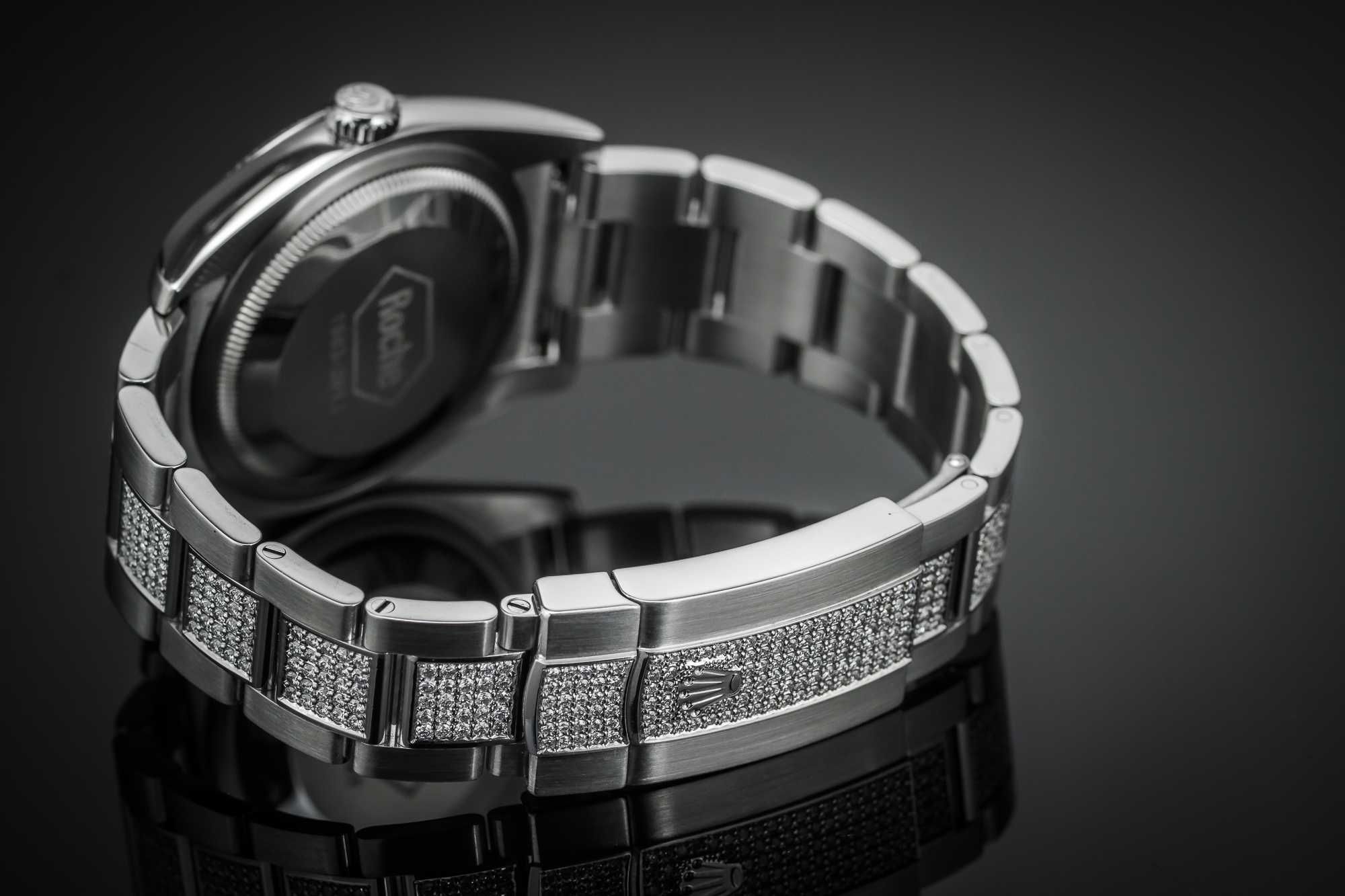 Zegarek Rolex Perpetual 36mm z diamentami