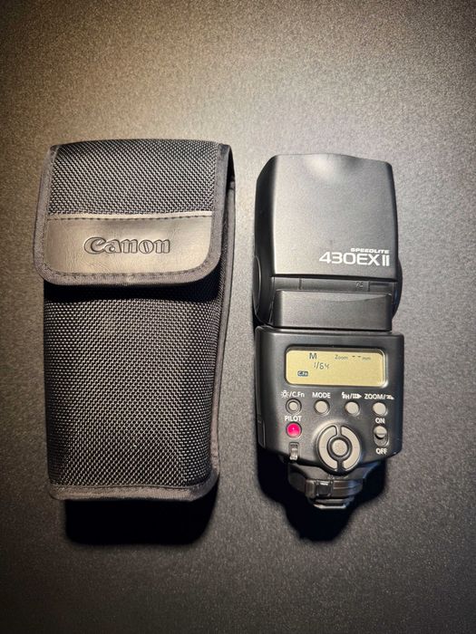 Lampa błyskowa Canon Speedlight 430EX II + Pokrowiec + Phottix Dyfuzor