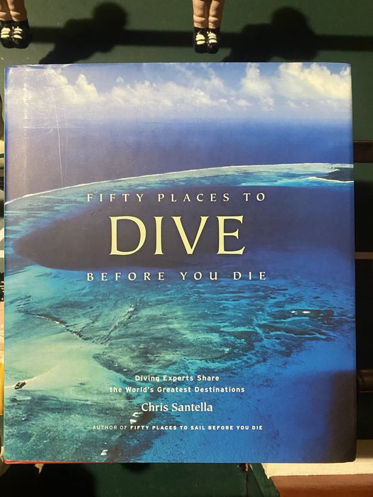 Livro sobre os melhores lugares do mundo para mergulho