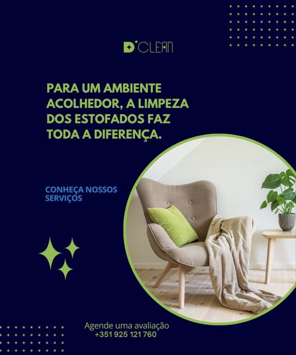 Higienização de estofos