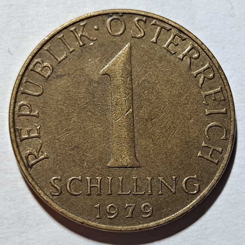 1 Schilling - Austria (II Republika) 1979 r. - (Brązal) - st. dobry