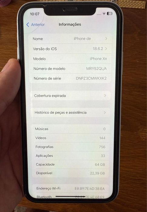 Troco iphone XR COMO NOVO