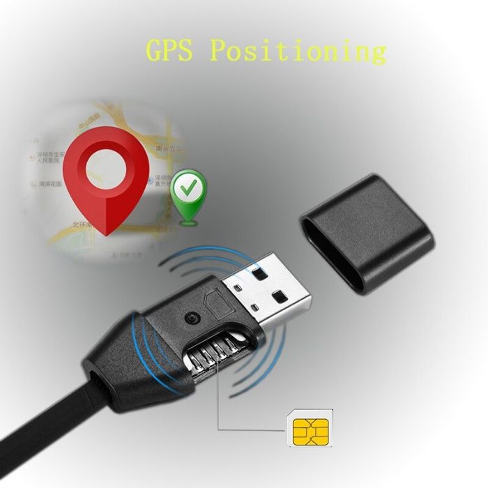 Micro GPS tracker » Inteligente » dissimulado em cabo USB