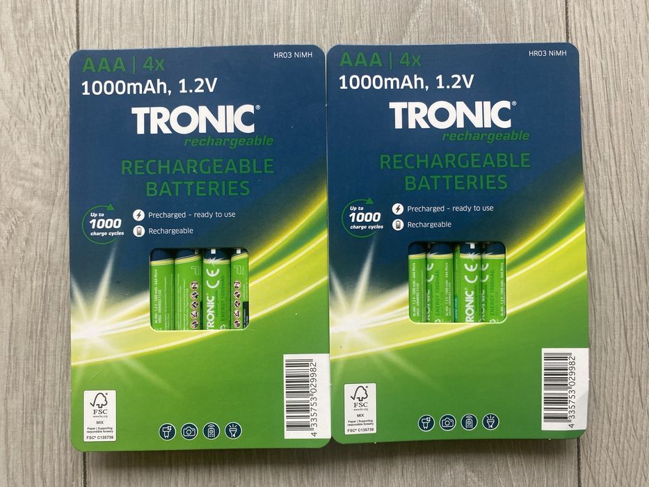8x Nowe TRONIC Baterie Akumulatorki Ni-MH AAA 1,2 V Okazja