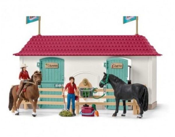 Загородный дом с конюшней Schleich (Шляйх) 42551
