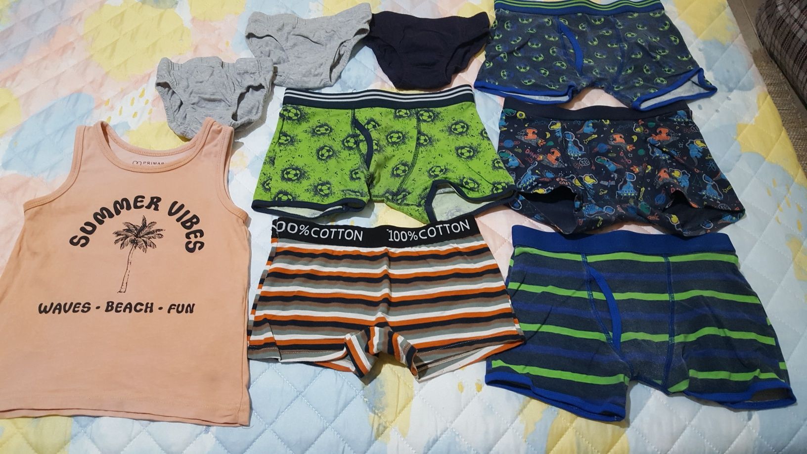 Conjunto de boxers tamanho 5 anos