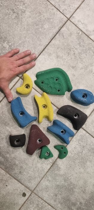 Uchwyty kamienne wspinaczkowe do ścianki