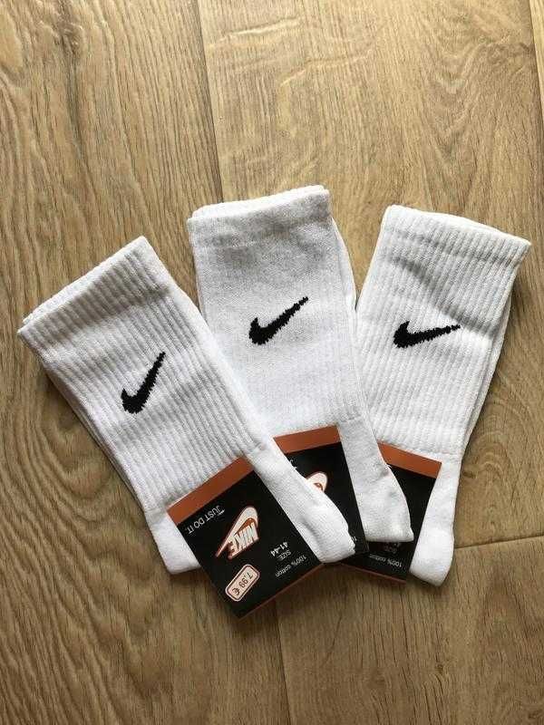 12 пар - 250грн! Носки высокие Nike мужские 100% хлопок шкарпетки найк