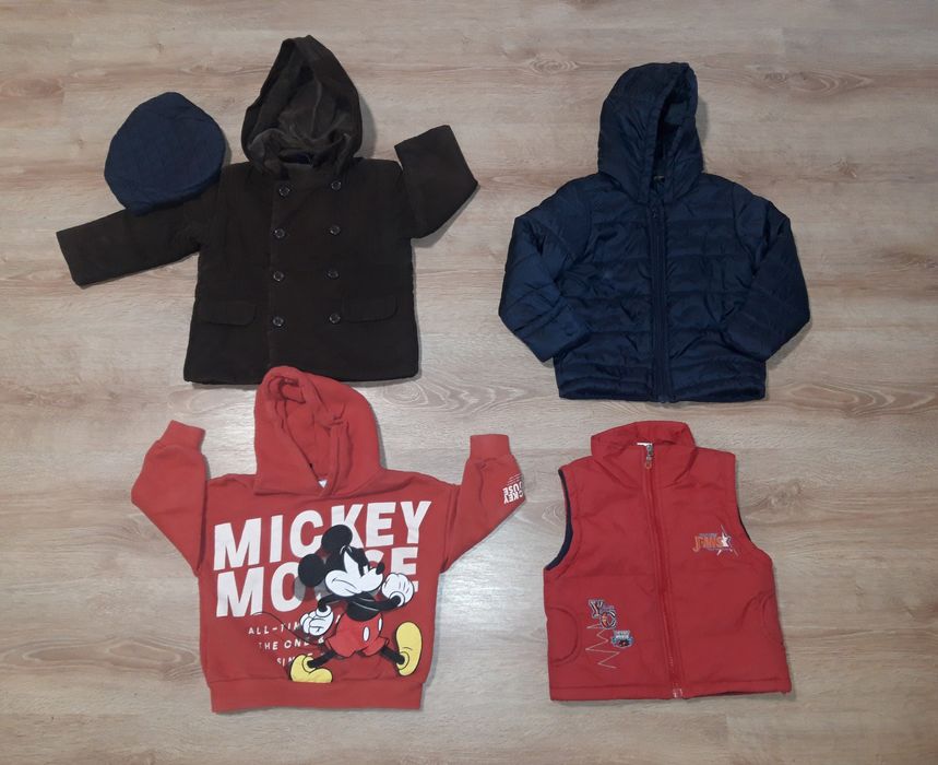 r. 86/92 paka 18 szt. kurtki, bluzy spodnie H&M, Next, So Cute, Lupilu