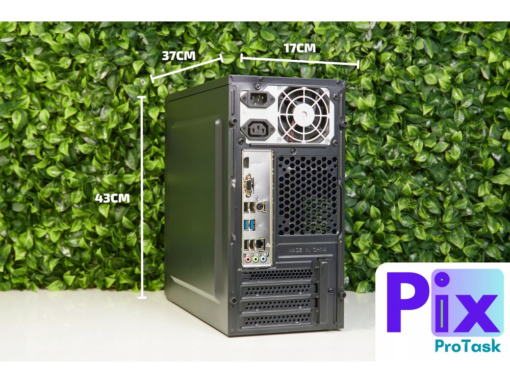 Komputer stacjonarny Pix ProTask V1 i3, 16GB DDR4, 1TB SSD, Win11 Pro