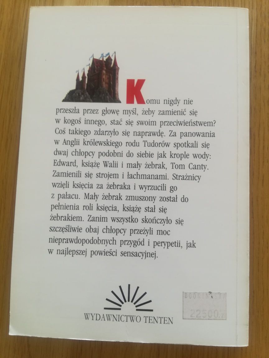 Królewicz i Żebrak Mark Twain