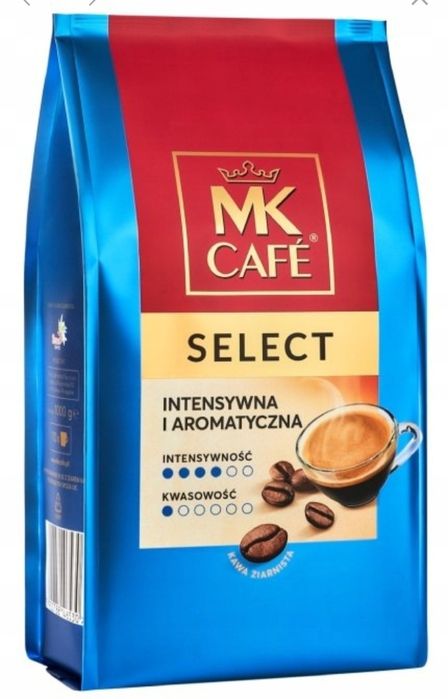 Okazja tylko 50zl Kawa w ziarnach 1kg Mk Cafe Select tylko 50zl