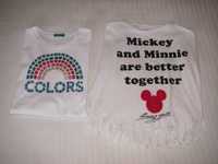 T Shirt Benetton e Zara Mickey e Minnie T / 7 - Menina