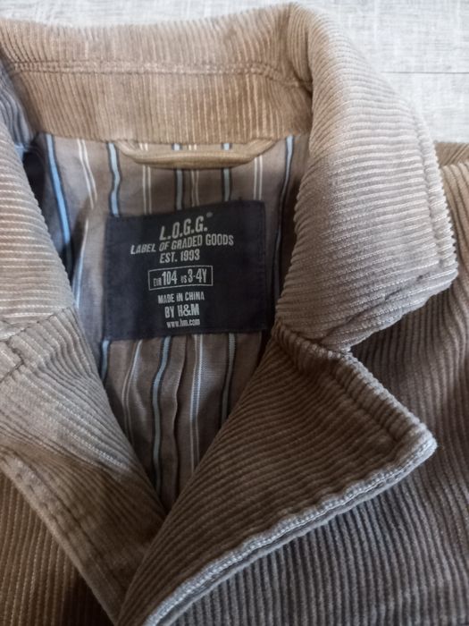 Elegancka marynarka sztruks 104 HM święta uroczystość akademia