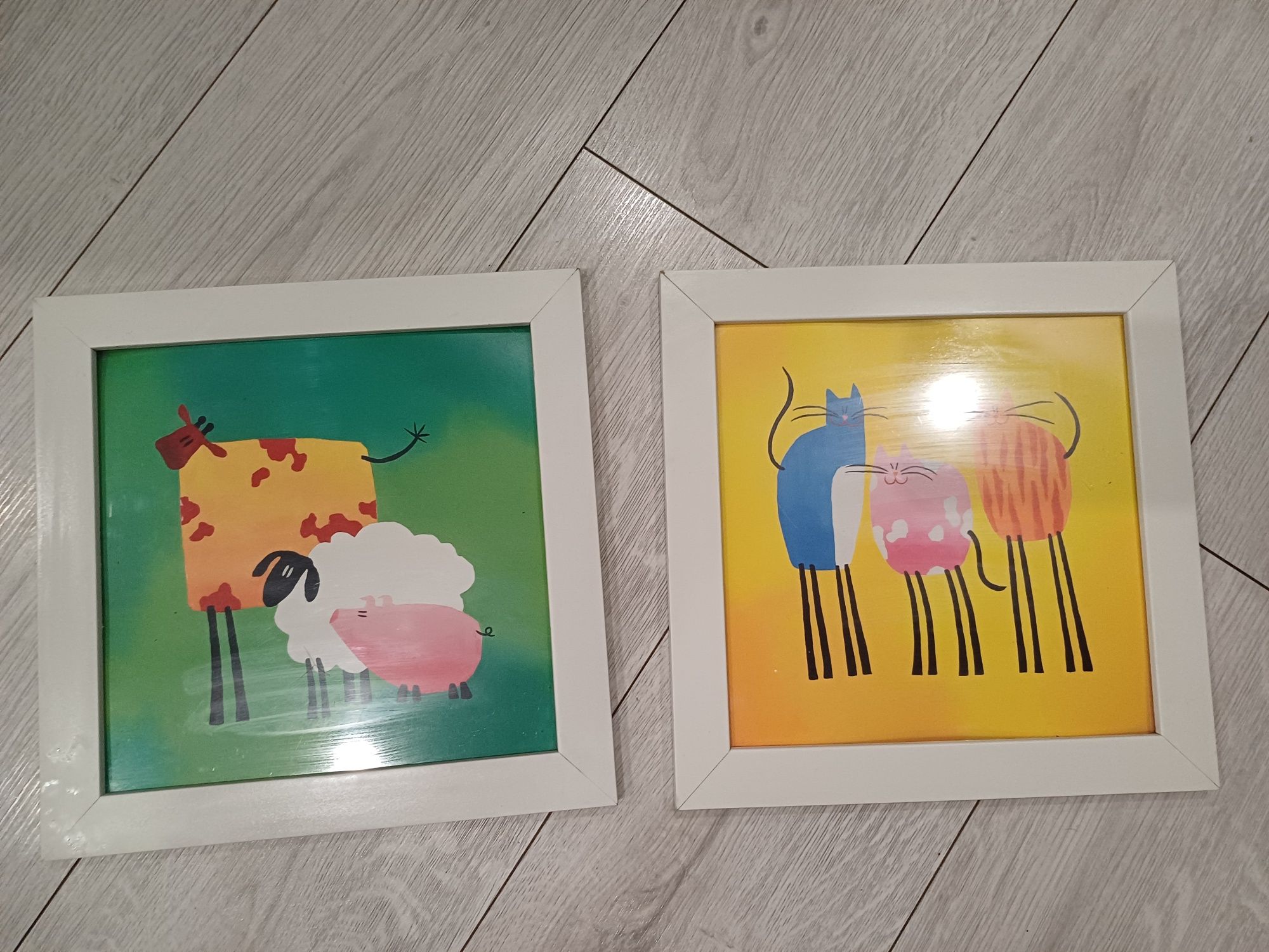 Obrazki zwierzęta Ikea 30×30