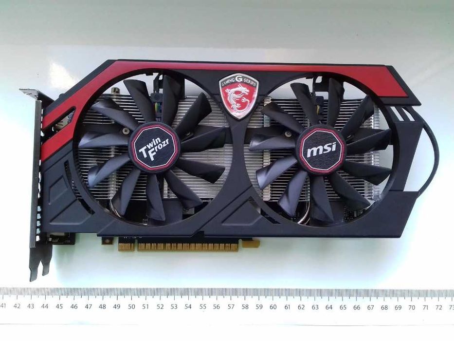 MSI GeForce GTX750Ti Gaming 2GB GDDR5, DVI, HDMI, VGA, niedziałająca